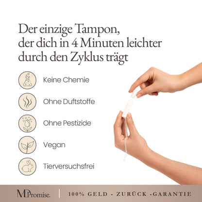MinaDays Tampon mit innovativem 3-Stufen Wohlfühl-Komplex™️