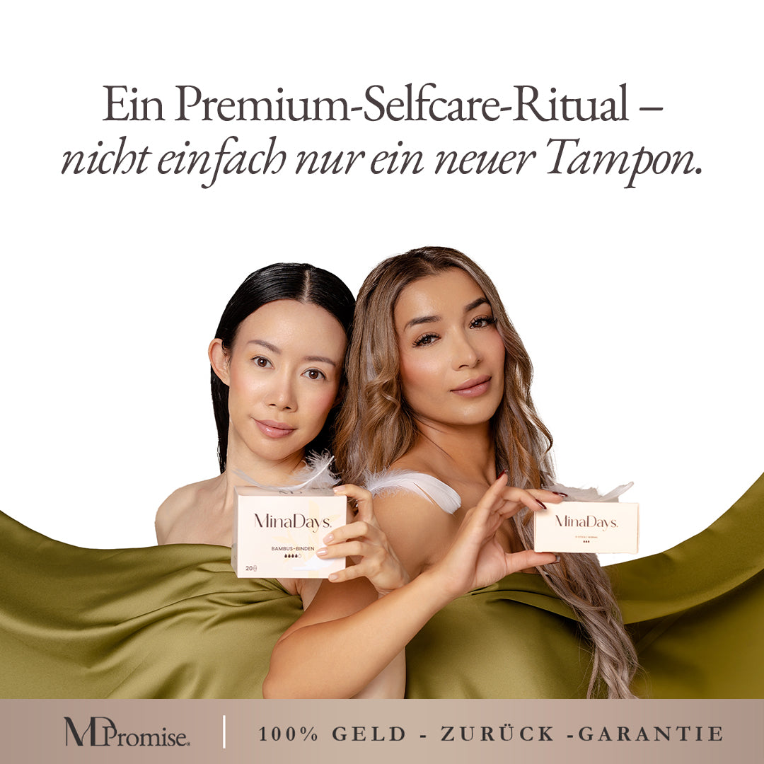 MinaDays® Butterweiche Tampons – Veredelt mit Hanfextrakt & Kamillenöl