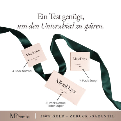MinaDays Tampon mit innovativem 3-Stufen Wohlfühl-Komplex™️