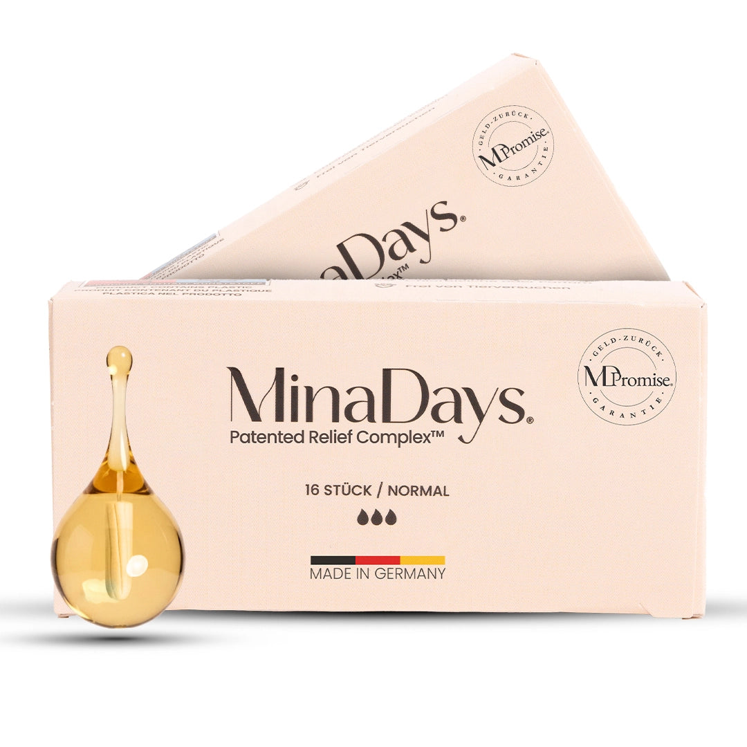 MinaDays® Butterweiche Tampons – Veredelt mit Hanfextrakt & Kamillenöl