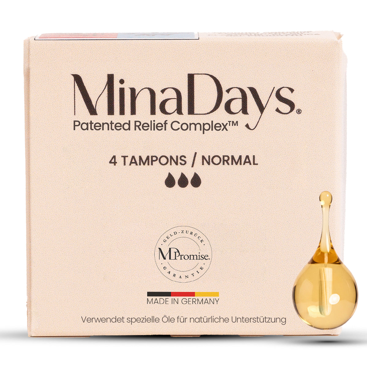 MinaDays® Butterweiche Tampons – Veredelt mit Hanfextrakt & Kamillenöl