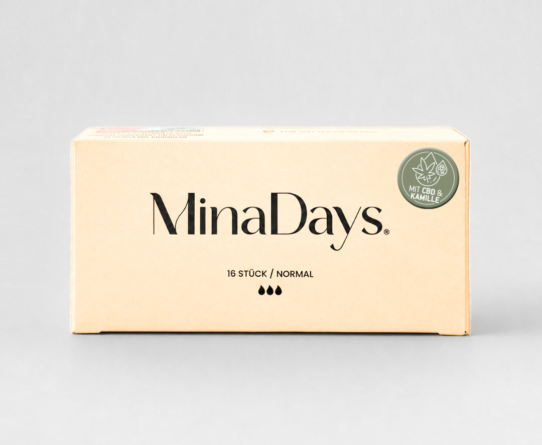 Tampons MinaDays® au CBD et à la camomille