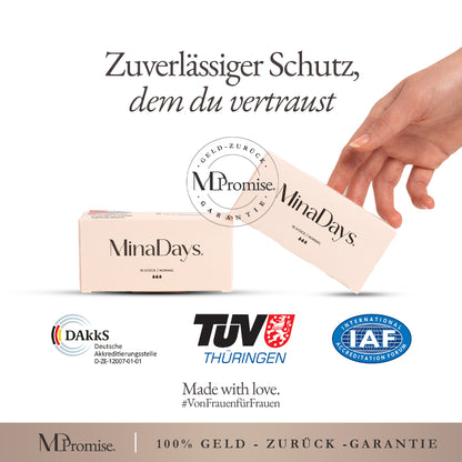 MinaDays Tampon mit innovativem 3-Stufen Wohlfühl-Komplex™️
